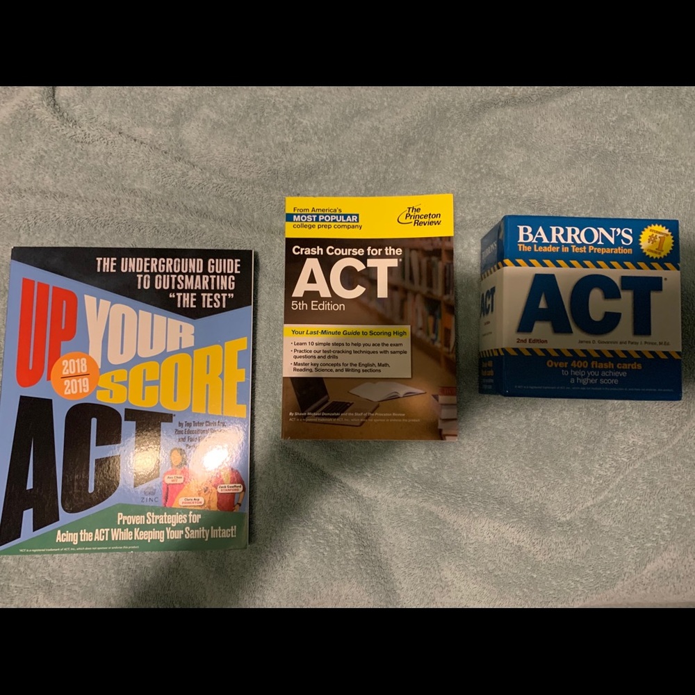 ACT prep book